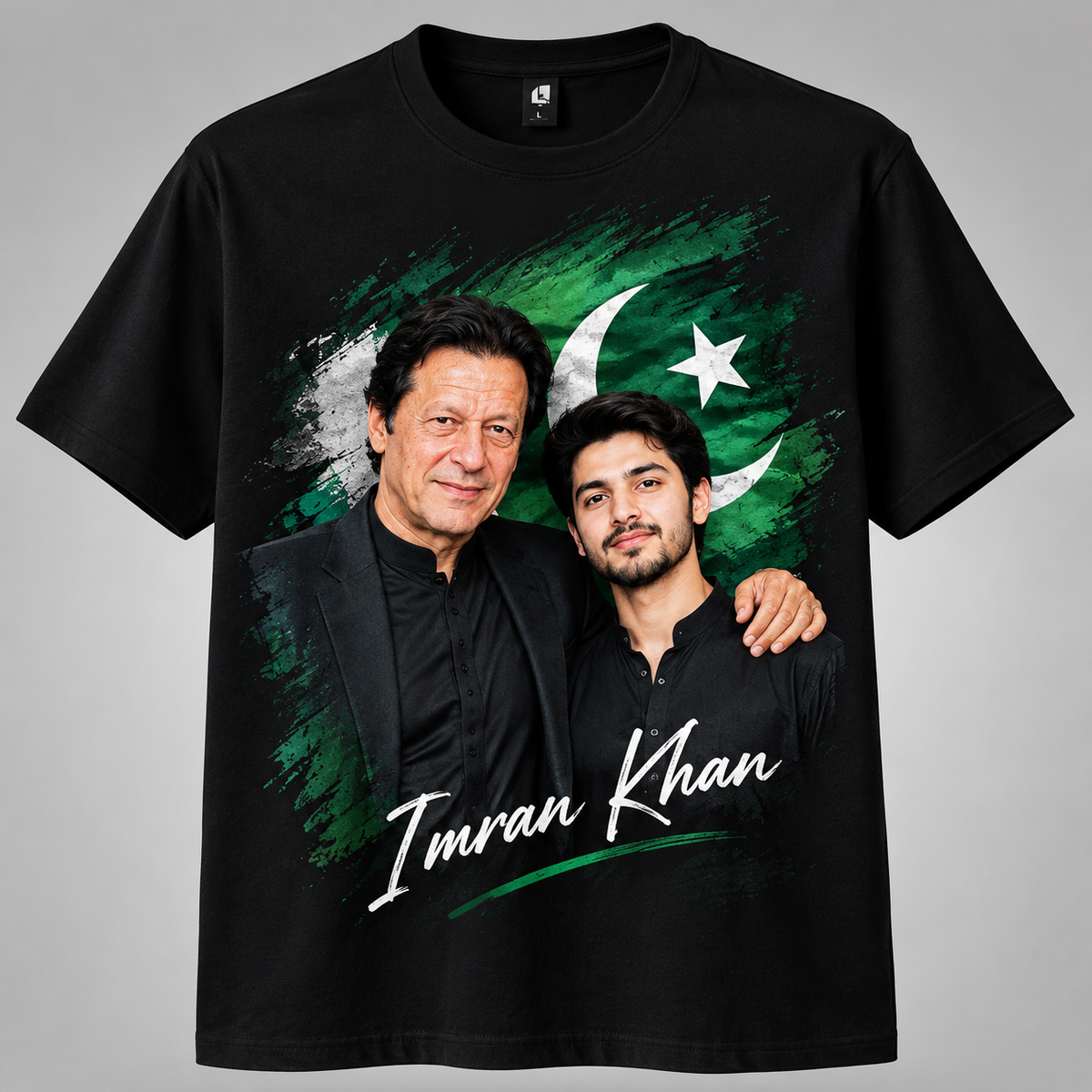 Imran Khan Custom Photo T-Shirt | Personalized Pakistan Design